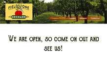 Tablet Screenshot of fieldstoneorchard.com